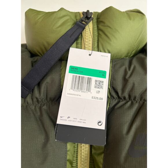 Nike Men's Sportswear Therma-FIT Repel Puffer Coat Jacket Green Size XL $325🛒 - Picture 6 of 12